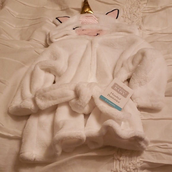 Hudson Baby Girl Bath Robe - Picture 2 of 2